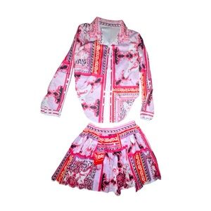 “New Money” 2pc Skirt Set